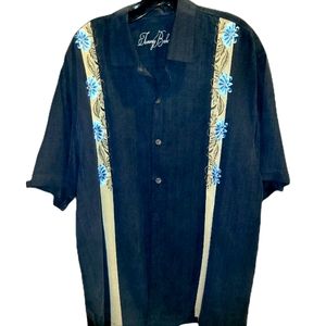 TOMMY BAHAMA 100% SILK HAWAIIAN SHIRT